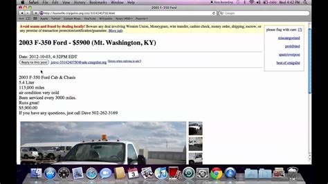 trucks for sale craigslist louisville ky